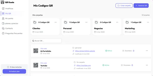 project Generador de codigos qrs